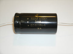 F&T 100uf@450V electrolytic capacitor, axial leads